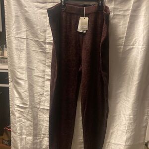Barefoot Dreams Burgundy Pants